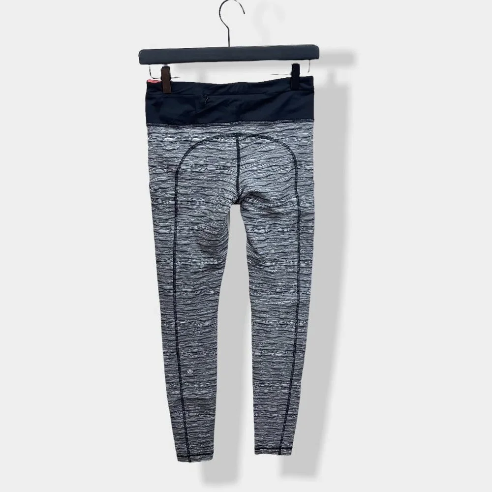 LULULEMON Speed Tight II Textured Wave Black Silver‎ Spoon